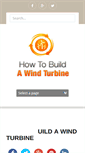 Mobile Screenshot of how-to-build-a-wind-turbine.info